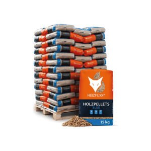 Heizfuxx Holzpellets Blue 15kg x 65 Sack 975kg Palette